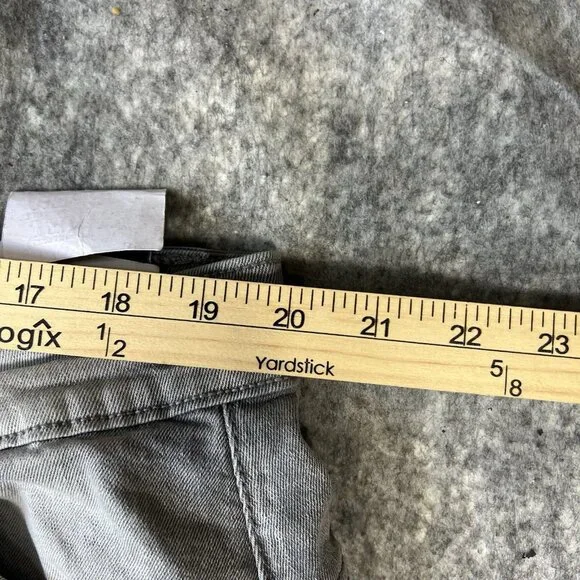 Copper Rivet Relaxed Fit Cargo Utility Pants 42x32 Gray Buckle Strap Moto Street